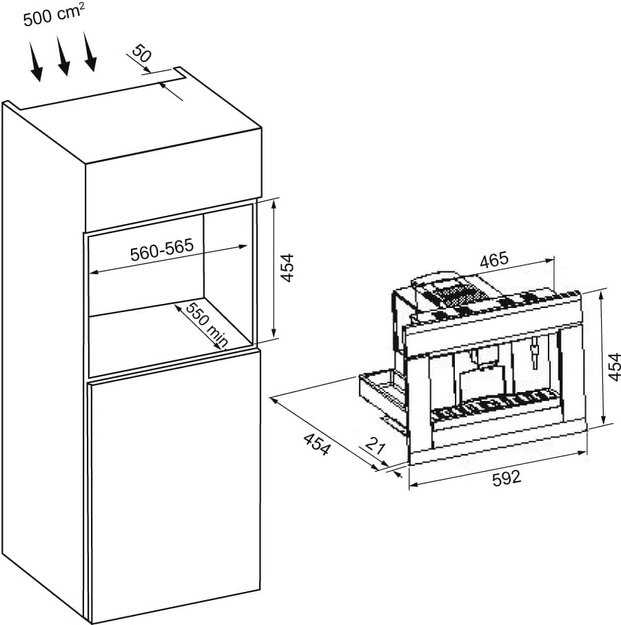 Встраиваемая кофемашина KRONA ONYX 45H coffee BL PHANTOM SILVER (preview 17)