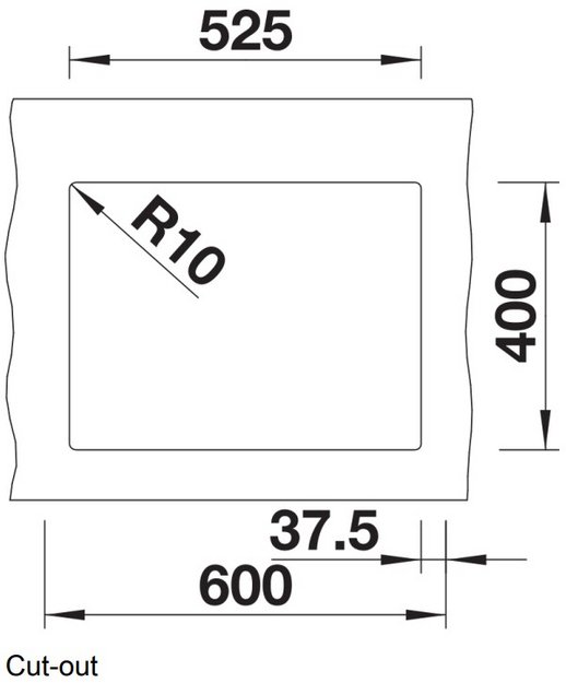 Мойка BLANCO SUBLINE 340/160-U Silgranit алюметаллик, чаша слева (preview 3)