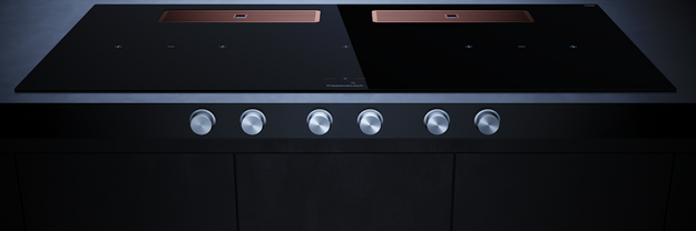 Индукционная варочная поверхность с вытяжкой Kuppersbusch KMI 12850.0 SR-E Copper (preview 2)