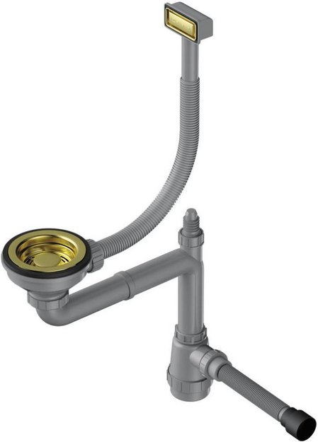 Арматура для одночашевых моек с прямоугольным переливом Omoikiri WK-1 LG (фото 1) Арматура для одночашевых моек с прямоугольным переливом Omoikiri WK-1 LG (preview 1)