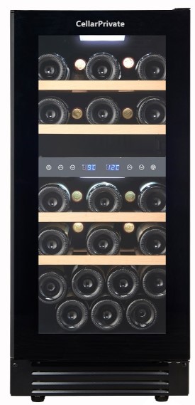 Встраиваемый под столешницу винный шкаф CellarPrivate CP027-2TBH (preview 3)