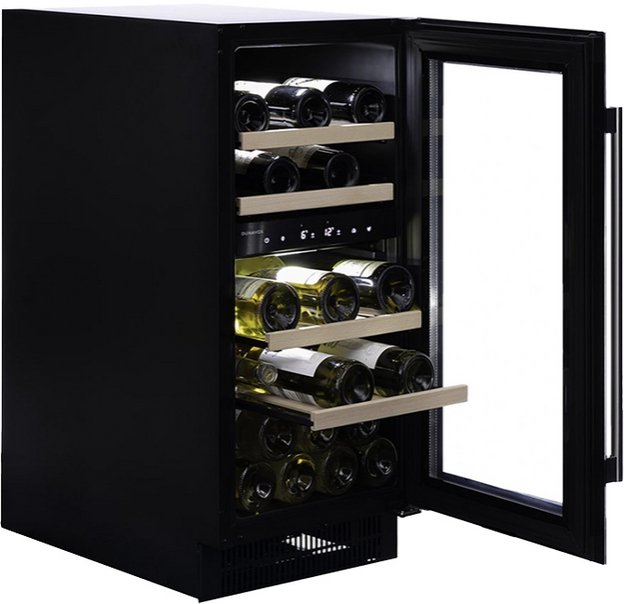 Встраиваемый винный шкаф Dunavox DAUF-32.78DMB (фото 3) Встраиваемый винный шкаф Dunavox DAUF-32.78DMB (preview 3)