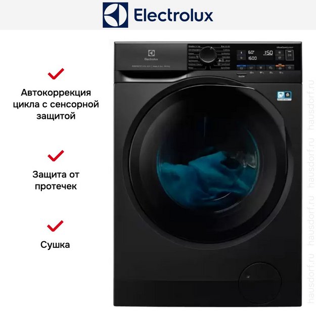 Стирально-сушильная машина Electrolux EW8W261BG (preview 3)