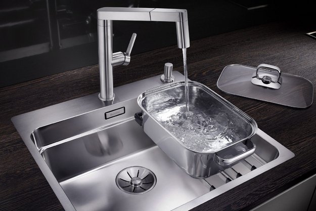 Мойка BLANCO ETAGON 500-IF/A нержавеющая сталь, клапан-автомат (preview 3)