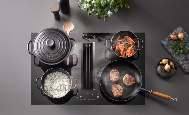 Варочная панель со встроенной вытяжкой Miele KMDA 7676 FL-U (preview 3)