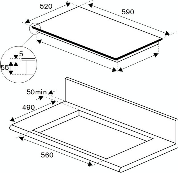 Варочная панель Bertazzoni P603I30NV (preview 5)
