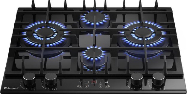 Варочная панель Weissgauff HGG 642 BGH Double Wok Timer (preview 2)