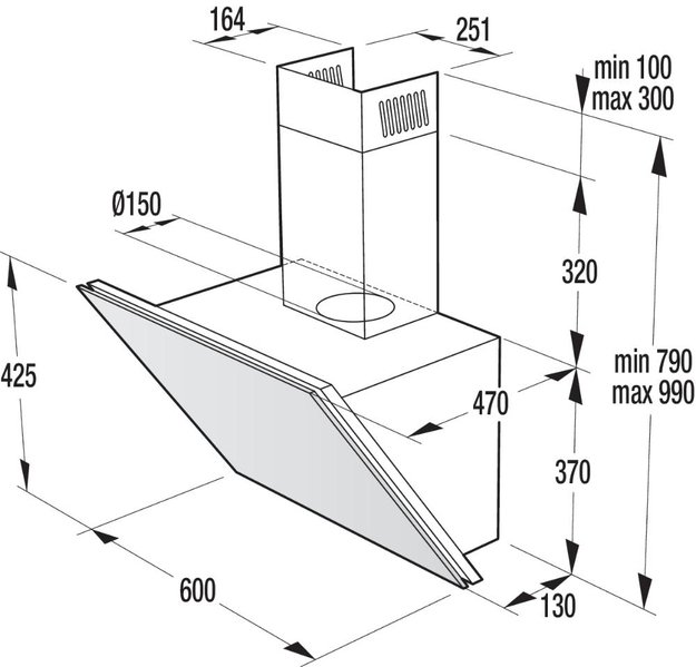 Настенная каминная вытяжка Gorenje WHI 643 ORA B (preview 6)