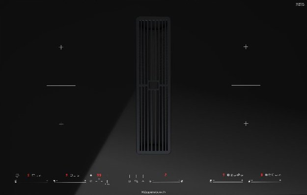 Варочная панель с вытяжкой Kuppersbusch KMI 8590.0 SR Black Chrome (preview 1)