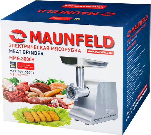 Мясорубка Maunfeld MMG.3000S (фото 10) Мясорубка Maunfeld MMG.3000S (preview 10)