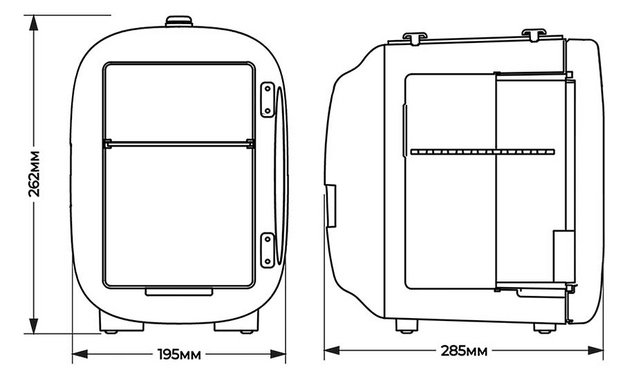 Холодильник для косметики и напитков Meyvel MB-04HC1W (preview 7)