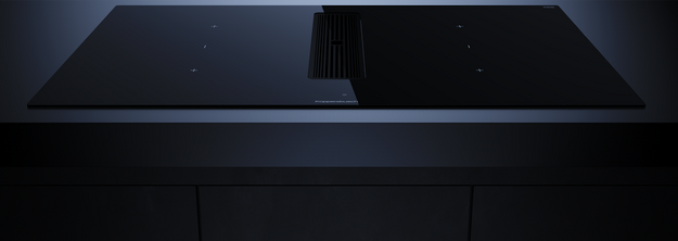 Индукционная варочная панель с вытяжкой Kuppersbusch KMI 9350.0 SR Black Chrome (preview 2)