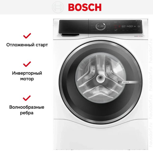 Стирально-сушильная машина Bosch WNC244070 (preview 10)