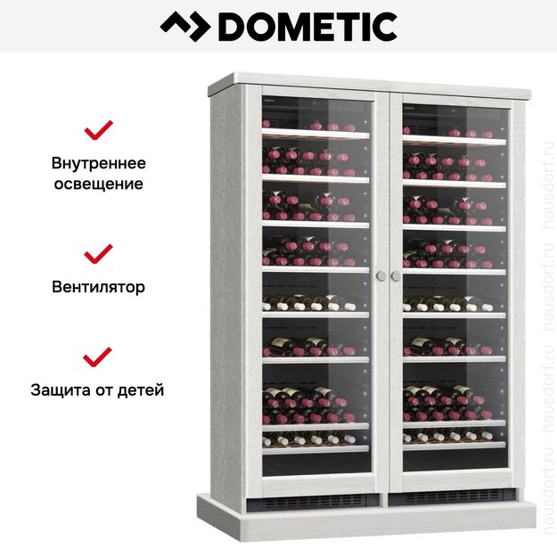 Винный шкаф Dometic C125G Double Wooden Loft White (preview 7)