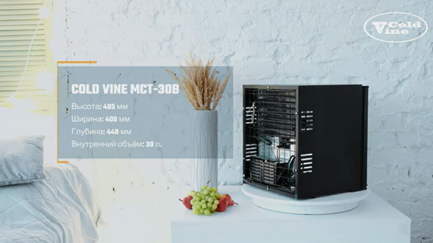 Винный шкаф Cold Vine C16-TBF1 (video 2)