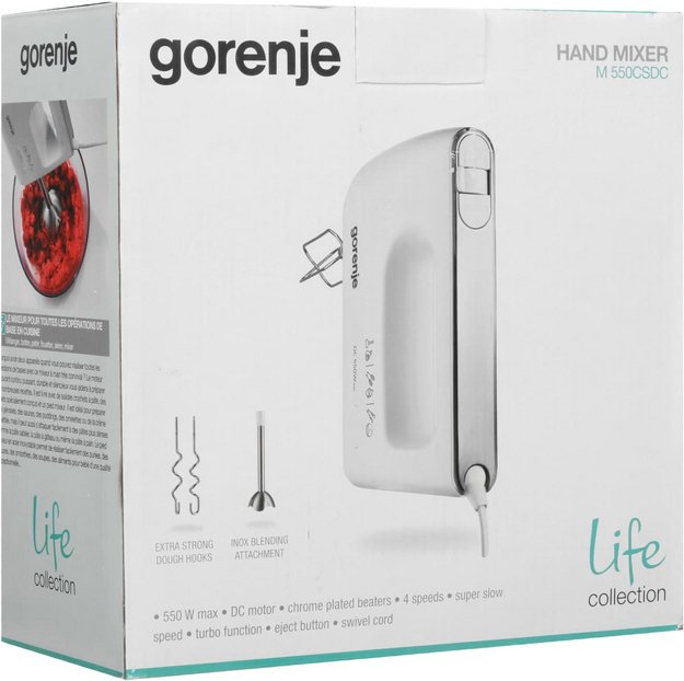 Миксер Gorenje M550CSDC (фото 12) Миксер Gorenje M550CSDC (preview 12)