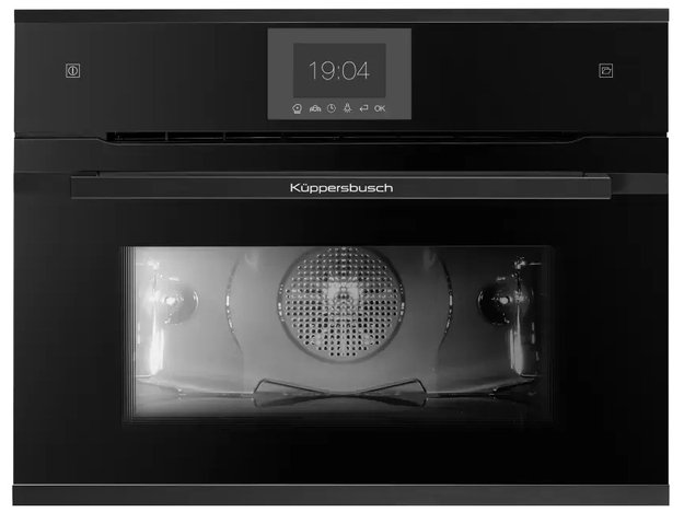 Компактный духовой шкаф с паром Kuppersbusch CBD 6550.0 S5 Black Velvet (фото 1) Компактный духовой шкаф с паром Kuppersbusch CBD 6550.0 S5 Black Velvet (preview 1)