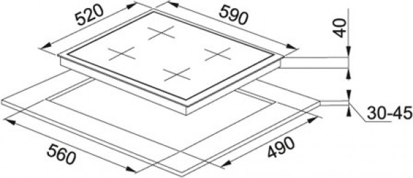 Независимая варочная панель Franke FHGS 604 4G WH C (preview 2)