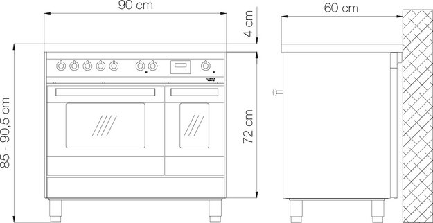 Варочный центр Lofra PRD96MFTE/5I (фото 8) Варочный центр Lofra PRD96MFTE/5I (preview 8)