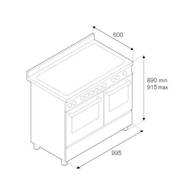 Варочный центр Bertazzoni MAS100 6 MFE D XE (preview 4)