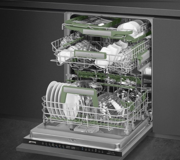 Встраиваемая посудомоечная машина Smeg STL7324AQL (preview 5)