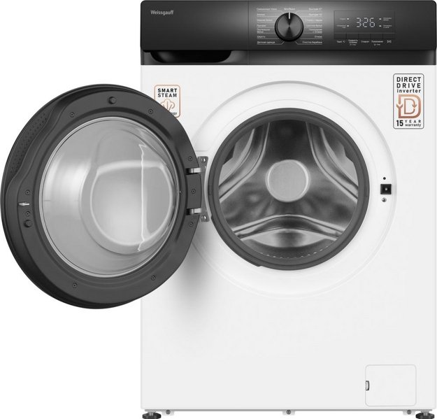 Стиральная машина Weissgauff WM 61212 Direct Drive Inverter Steam (preview 2)