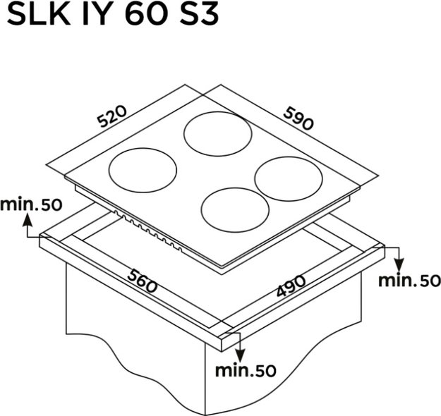Индукционная варочная панель Schaub Lorenz SLK IY 60 S3 (preview 6)