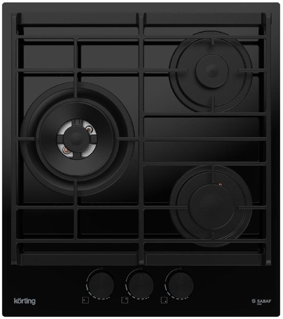 Газовая стеклянная варочная панель Korting HGG 4955 CTN (preview 1)