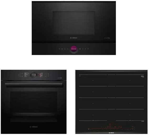 Bosch (духовой шкаф HSG856XC7 + варочная панель PXY675DC1E + микроволновая печь BFL9221B1) (preview 1)
