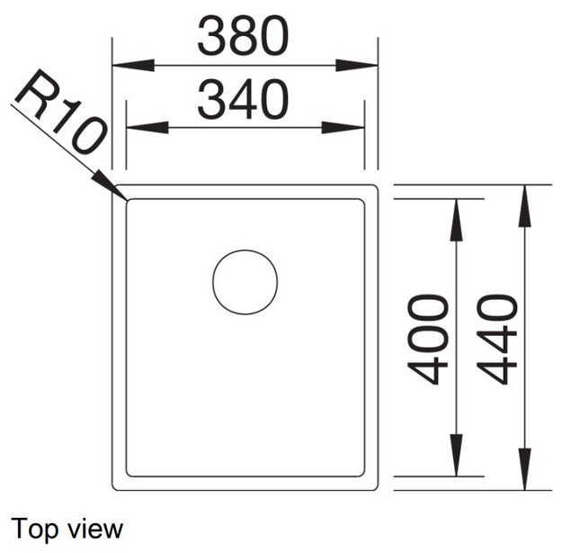 Мойка BLANCO CLARON 340-IF нержавеющая сталь Durinox (фото 3) Мойка BLANCO CLARON 340-IF нержавеющая сталь Durinox (preview 3)