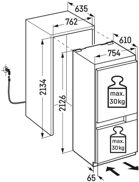 Встраиваемый холодильник Liebherr ECBN 9471 Peak (preview 10)