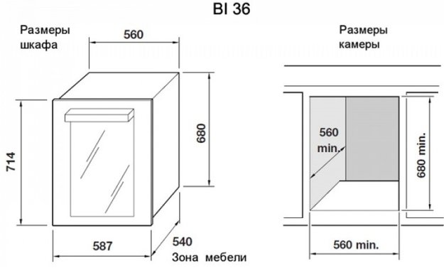 Монотемпературный винный шкаф Indel B BUILT-IN 36 HOMME PLUS (фото 5) Монотемпературный винный шкаф Indel B BUILT-IN 36 HOMME PLUS (preview 5)