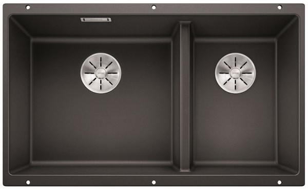 Мойка Blanco SUBLINE 430/270-U с отводной арматурой InFino® антрацит (preview 1)