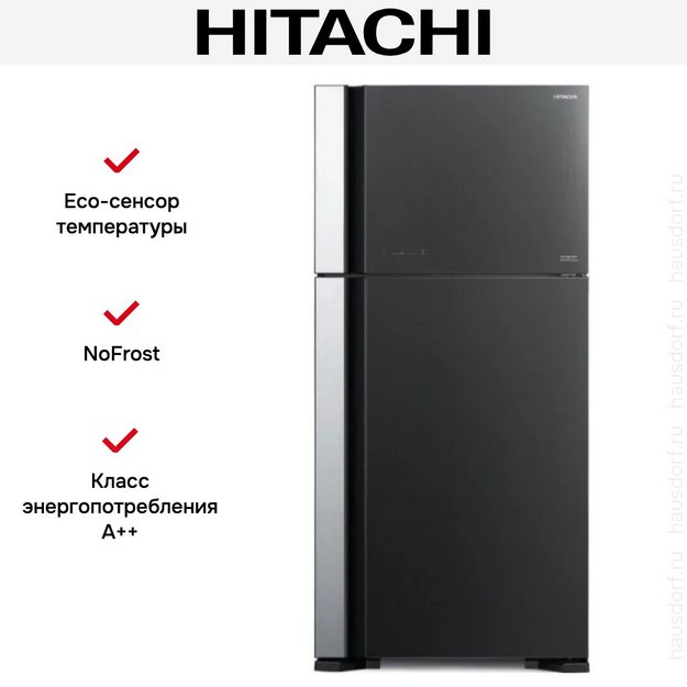 Холодильник Hitachi R-VG 660 PUC7-1 GGR (preview 6)