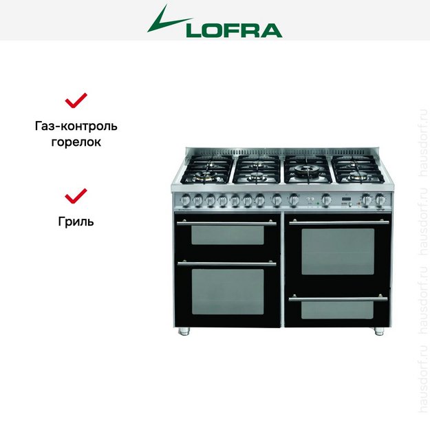 Варочный центр Lofra PNM126SMFET+DMFT/2AEO (preview 2)