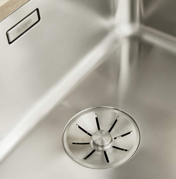 Мойка BLANCO SOLIS 340/180-U нержавеющая сталь, чаша слева (фото 3) Мойка BLANCO SOLIS 340/180-U нержавеющая сталь, чаша слева (preview 3)