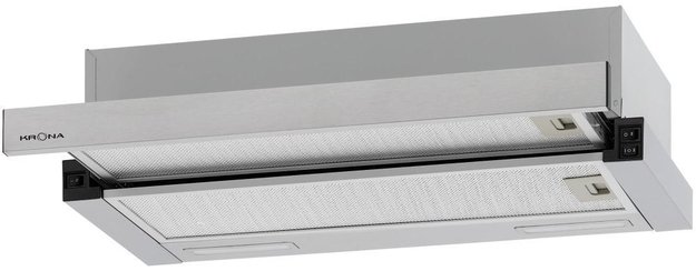 Встраиваемая вытяжка Krona GERDA T 600 inox PB (preview 1)