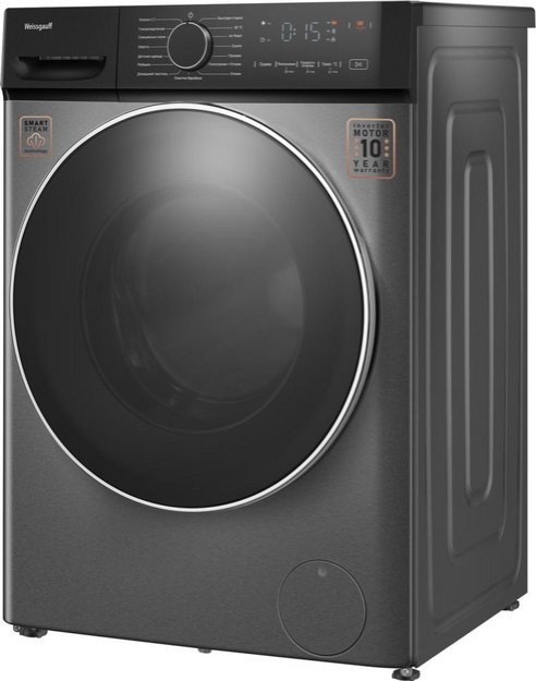 Стиральная машина Weissgauff WMD 4828 Inverter Steam Grey (preview 4)