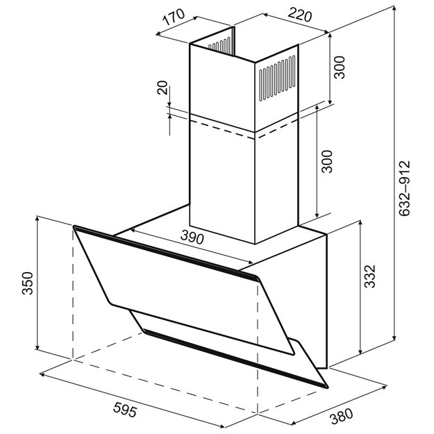 Вытяжка Krona IRMA A 600 white PB (фото 16) Вытяжка Krona IRMA A 600 white PB (preview 16)