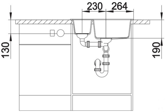 Мойка BLANCO METRA 6 Silgranit черный (фото 5) Мойка BLANCO METRA 6 Silgranit черный (preview 5)