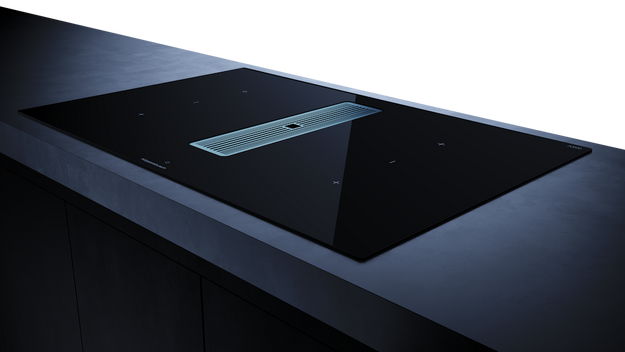 Индукционная варочная панель с вытяжкой Kuppersbusch KMI 8350.0 SR Stainless steel (preview 3)