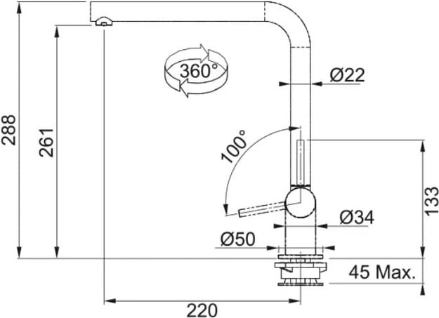 Смеситель Franke Neptune Window хром (preview 4)