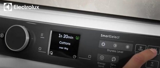 Сушильная машина Electrolux EW7DX385AP (video 1)