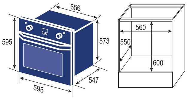 Духовой шкаф электрический Zigmund Shtain E 149 B (фото 5) Духовой шкаф электрический Zigmund Shtain E 149 B (preview 5)