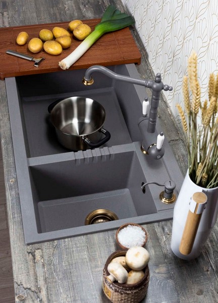 Мойка Omoikiri TEDORI 86-2-LB-GR (preview 2)