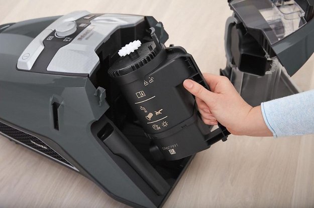 Пылесос Miele SKRF5 Blizzard CX1 PowerLine Graphite grey (фото 4) Пылесос Miele SKRF5 Blizzard CX1 PowerLine Graphite grey (preview 4)