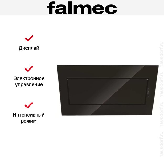 Вытяжка Falmec Quasar 60 Vetro (800) stec black (фото 7) Вытяжка Falmec Quasar 60 Vetro (800) stec black (preview 7)