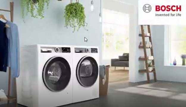 Сушильная машина с тепловым насосом BOSCH WTH83001OE (video 3)