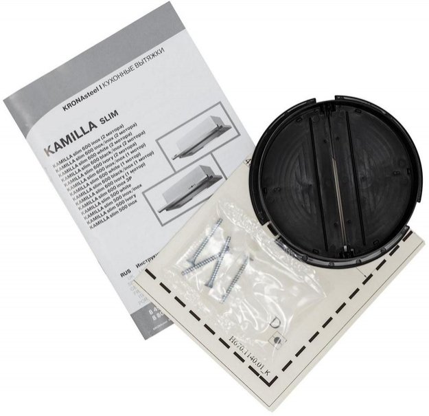 Встраиваемая вытяжка KRONA Kamilla slim 600 ivory (1 мотор) (preview 9)