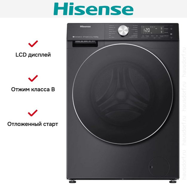Стирально-сушильная машина Hisense WD5S1045BB (preview 7)